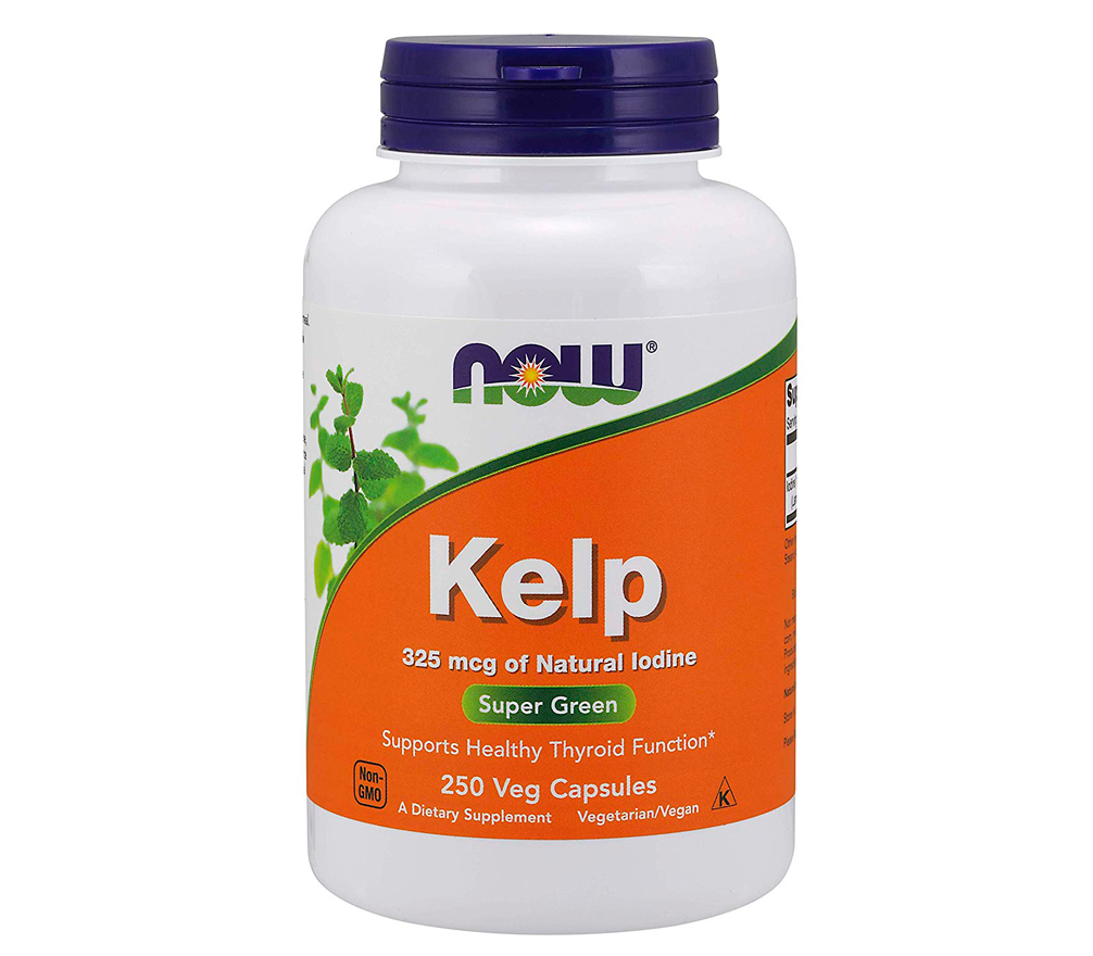 

Келп (Йод) - NOW Foods Kelp 325 mcg / 250 veg caps