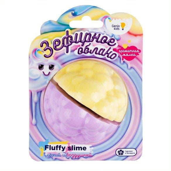 

Слайм "Зефирное облако", желто-фиолетовая - Genio Kids (SLI11-1), Фиолетовый