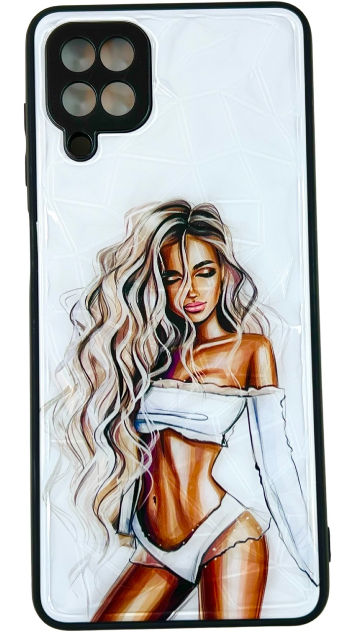 

Чехол накладка New Prisma для Samsung Galaxy A12 (на самсунг а12) White, Белый