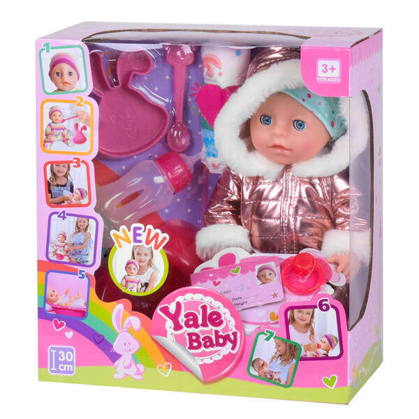 

Кукла пупс для девочек с горшком и аксессуарами Yale Baby 30 см в курточке (58706)