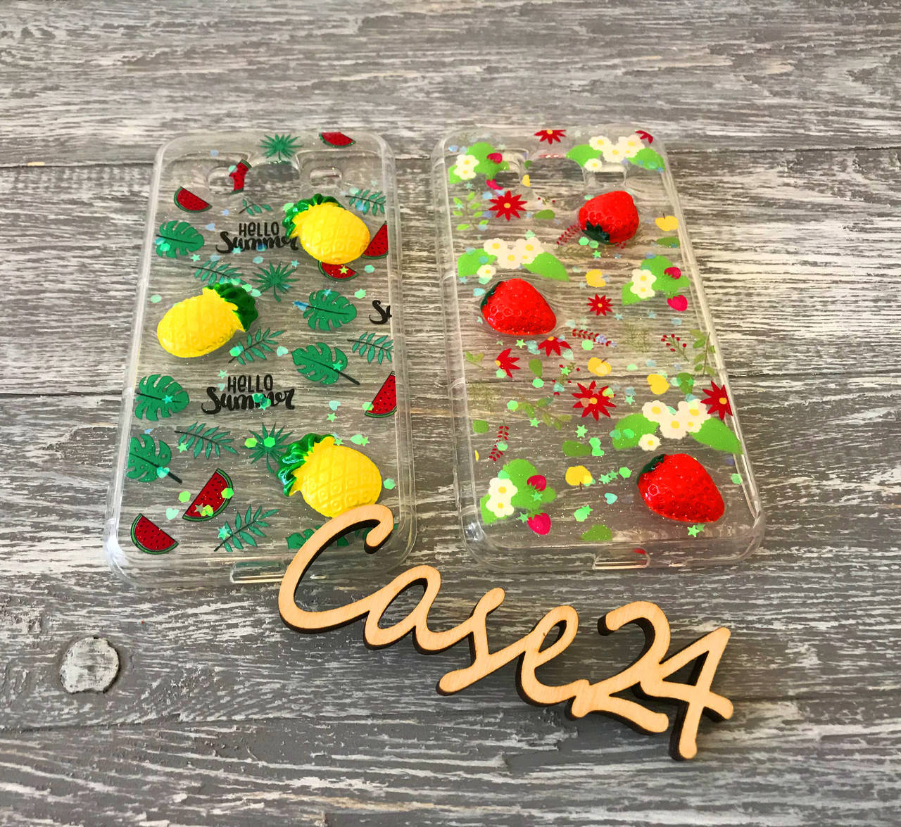 

TPU чехол Fruits для Samsung Galaxy J3 (2 вида), Разные цвета