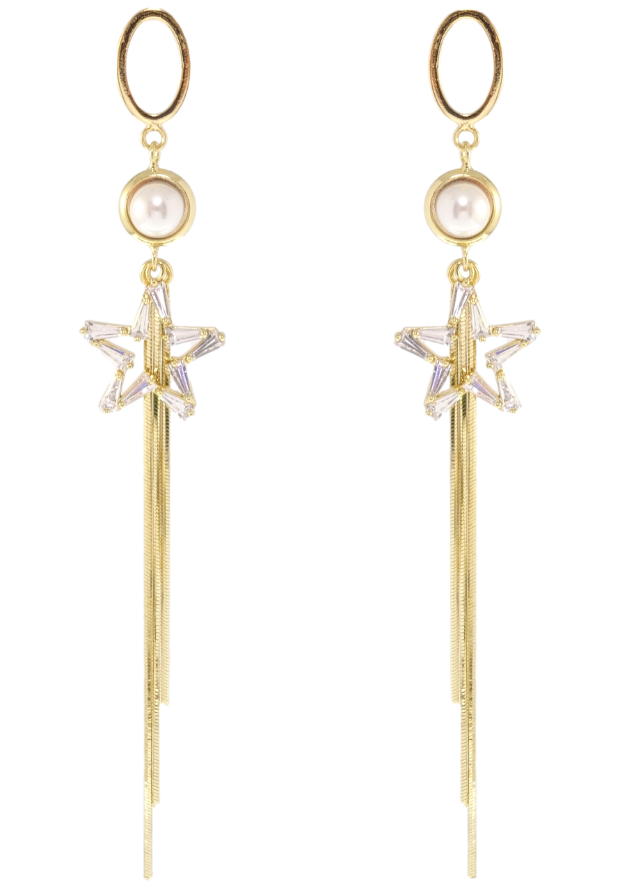 

Серьги Xuping QQMM Позолота 14K игла серебро 925 гвоздики (пусеты) "Декоративные подвески"