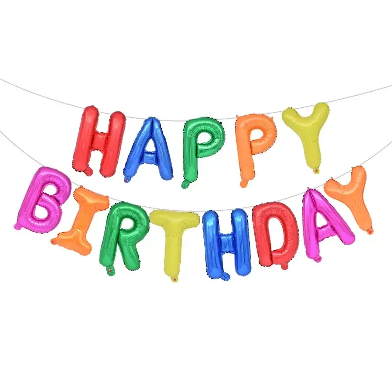 

Фольгированные надувные шары HAPPY BIRTHDAY | Разноцветный, Разные цвета