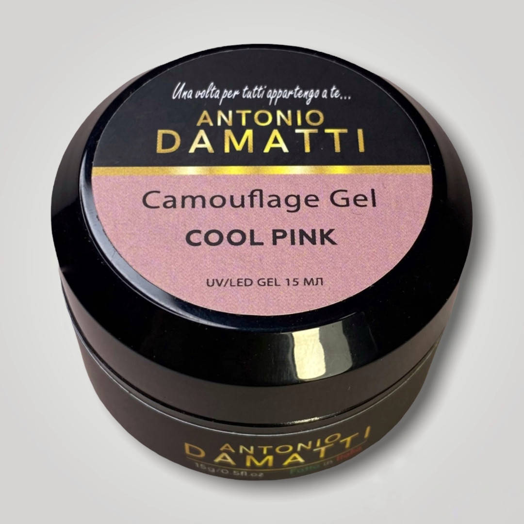 

Гель для наращивания камуфлирующий Antonio Damatti Cool Pink, Розовый