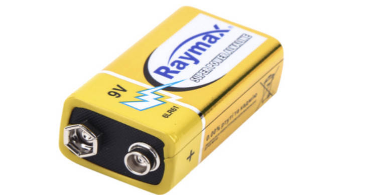 

Батарейка щелочная 9v крона Raymax Super Power Alkaline