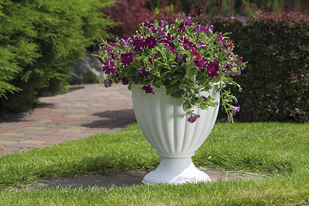 

Газон для цветов Form-Plastic Грация 1,6 л 19 х 17 см, Цвет Мрамор