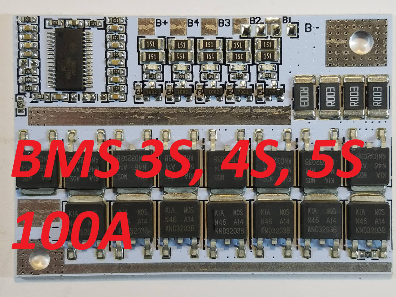 

BMS 3S, 4S, 5S 100A