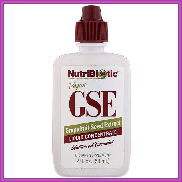 

Экстракт семян ( косточек) грейпфрута GSE NutriBiotic жидкий концентрат, природный антибиотик, масло 59 мл