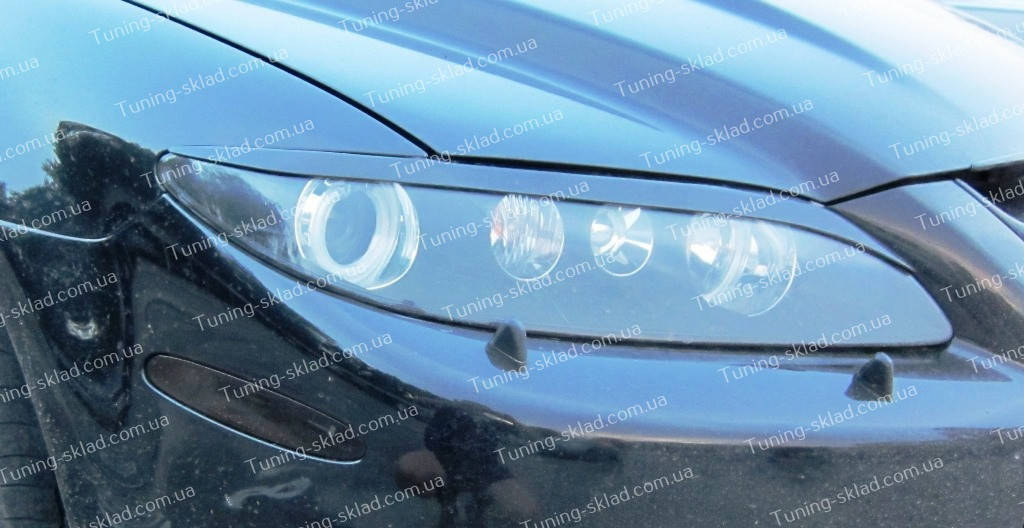 

Реснички на Mazda 6 GG (накладки передних фар Мазда 6 GG стиль Mps)