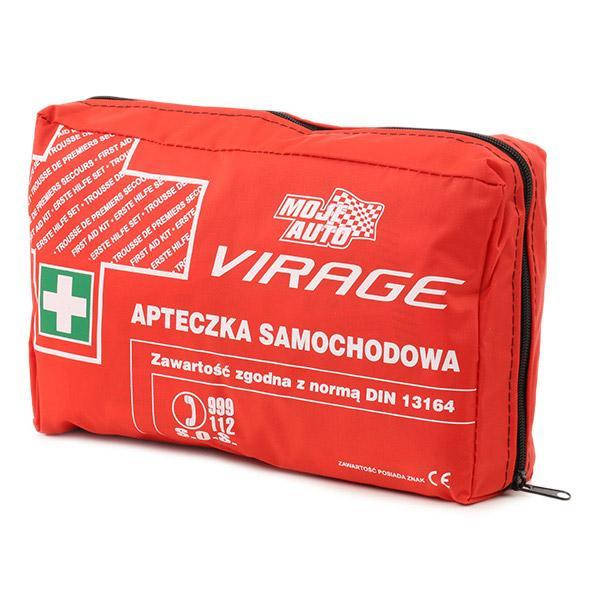

Аптечка автомобильная Moje Auto VIRAGE DIN-13164 Евростандарт (94-006), Красная