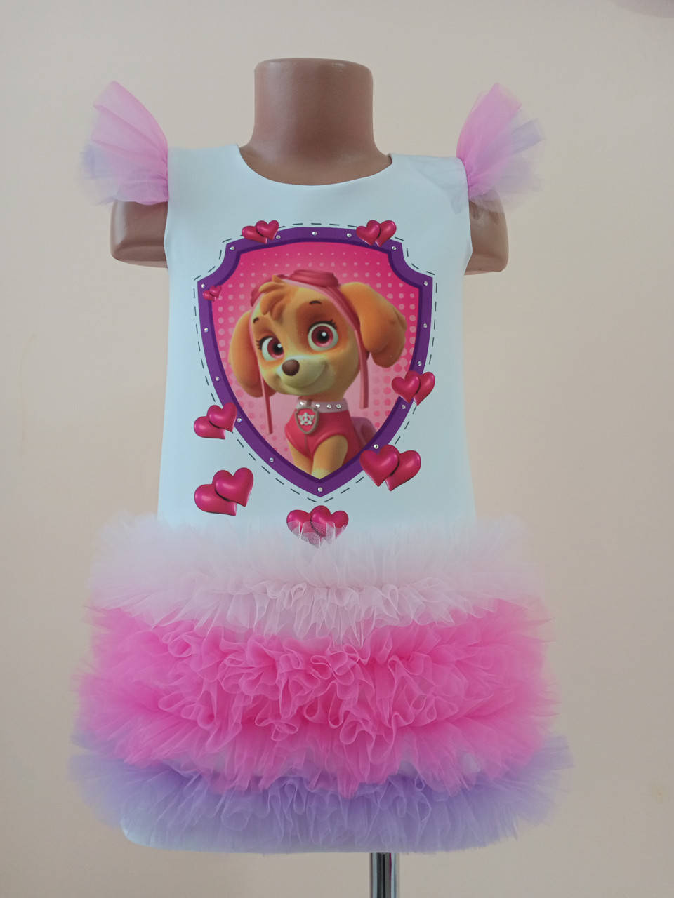 

Платье Щенячий патруль Скай, Белый