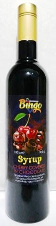 

Сироп для кофе и мороженого BINGO "Вишня шоколаде" 0,9л