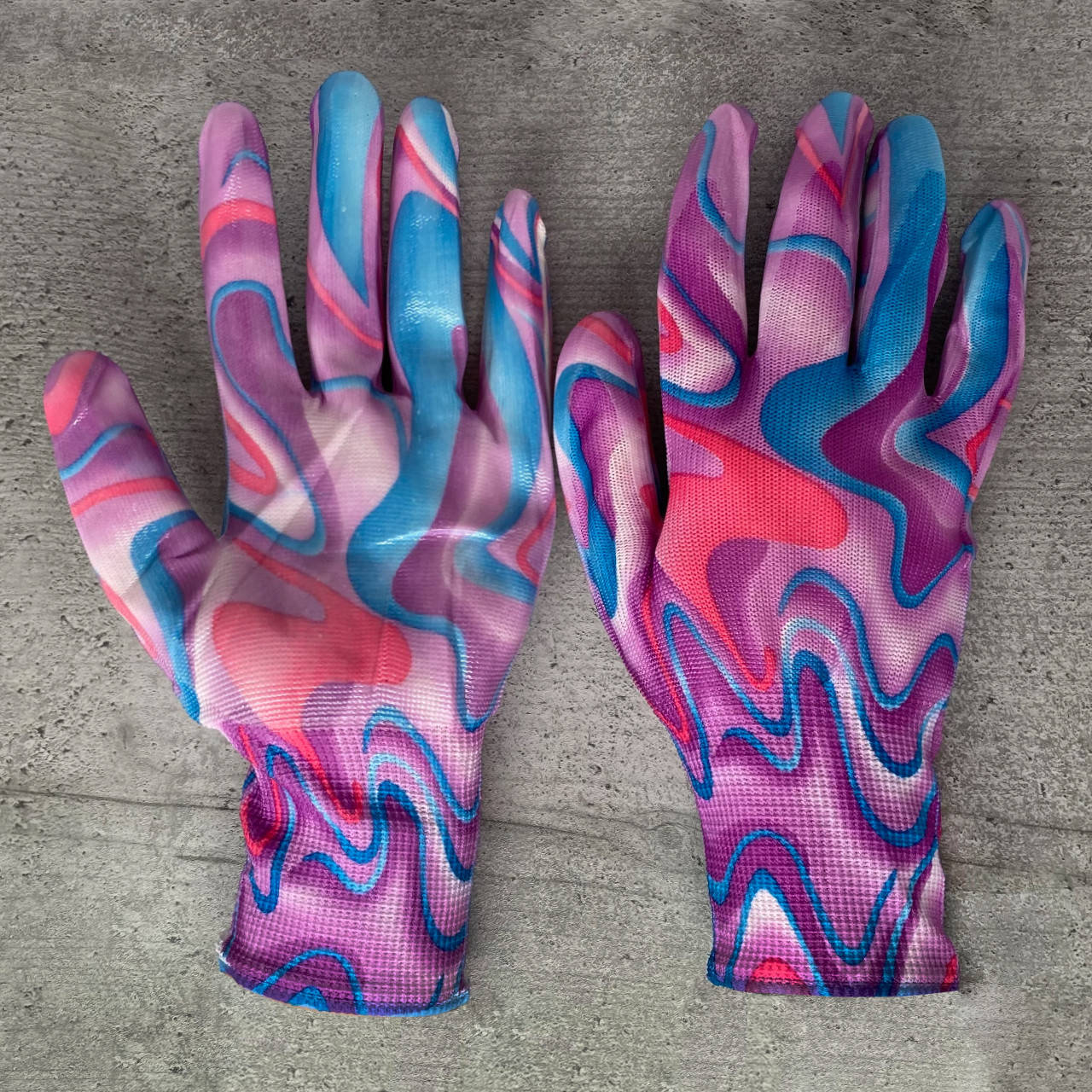 

Перчатки рабочие женские фиолетовые, Фиолетовый