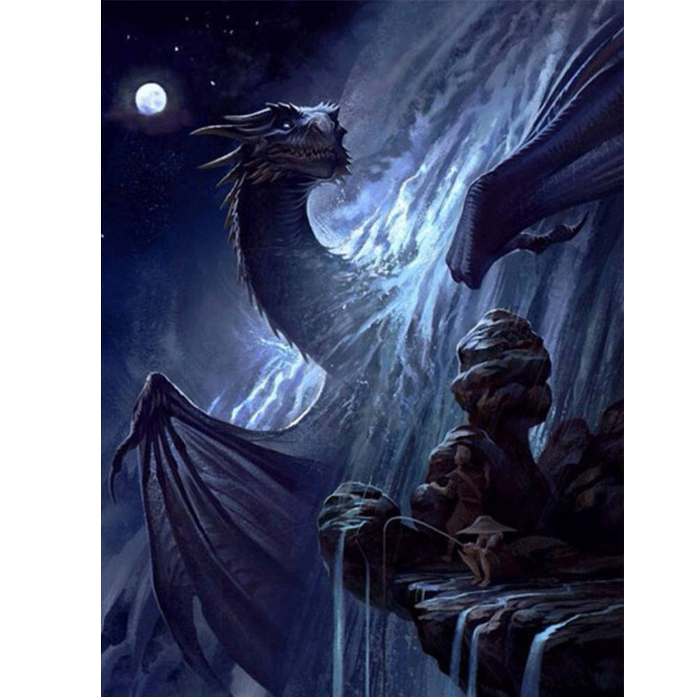 

Алмазная вышивка "Ночной дракон"