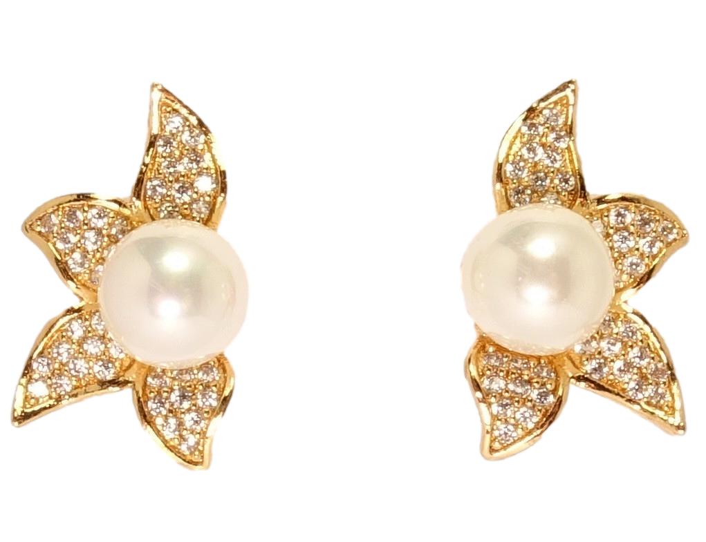 

Серьги Xuping Позолота 18K гвоздики "Половинка цветка"