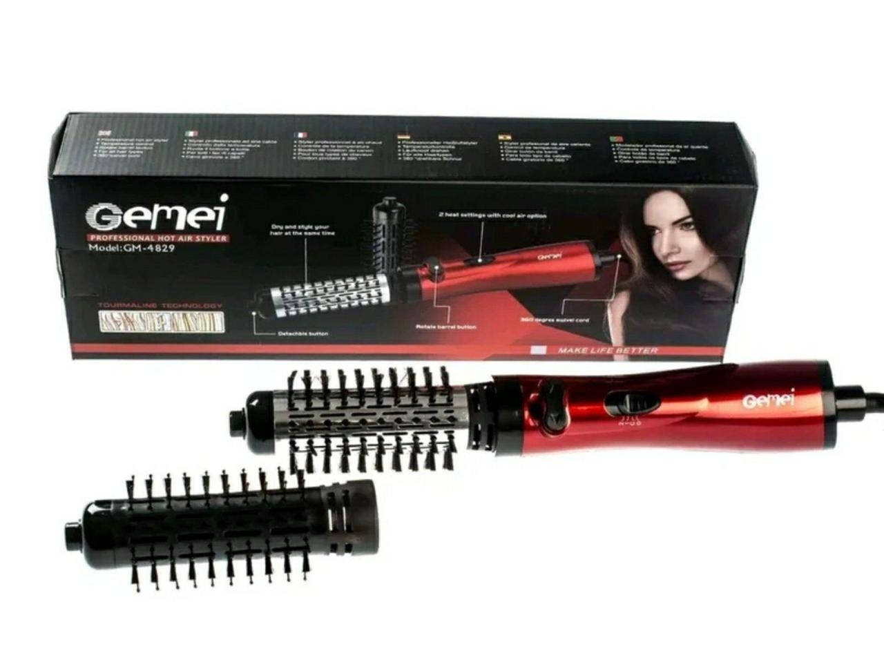 

Фен браш для волос Gemei GM-4829