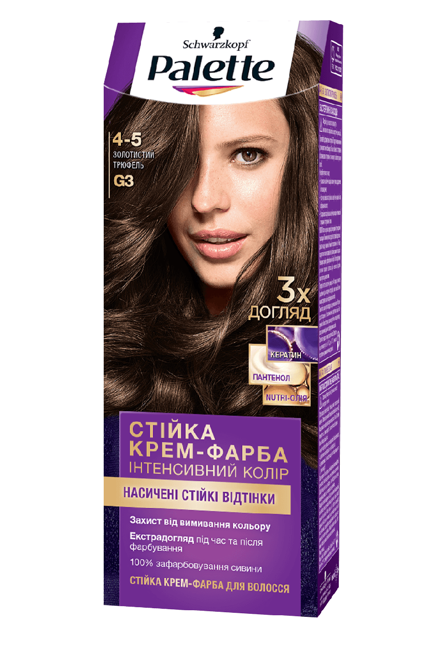 

Palette краска для волос G3 Золотистый Трюфель