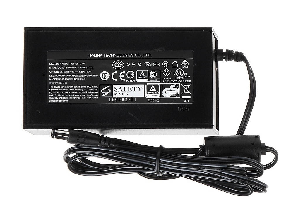 

Блок питания для роутера TP-link DC 48v 1.25a (штекер 5.5/2.1мм) original