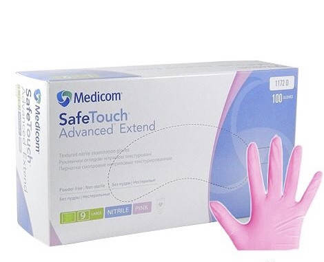 

MediCom розовые нитриловые перчатки (размер, Розовый