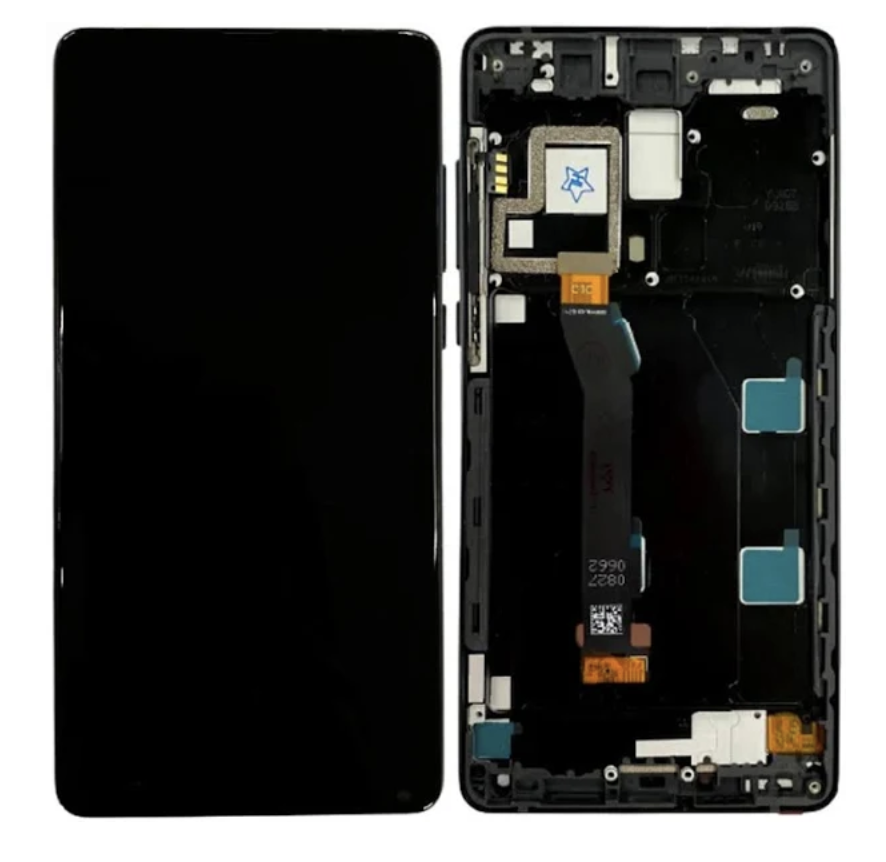 

Дисплей (экран) для Xiaomi Mi Mix 2 + тачскрин, черный, с передней панелью