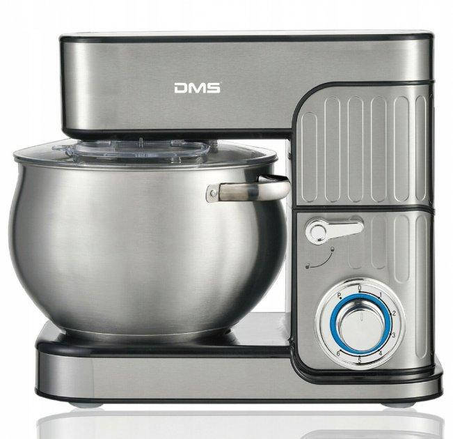 

Кухонный комбайн тестомес DMS 2350W 8L стационарный с чашей 8 литров планетарный миксер Silver