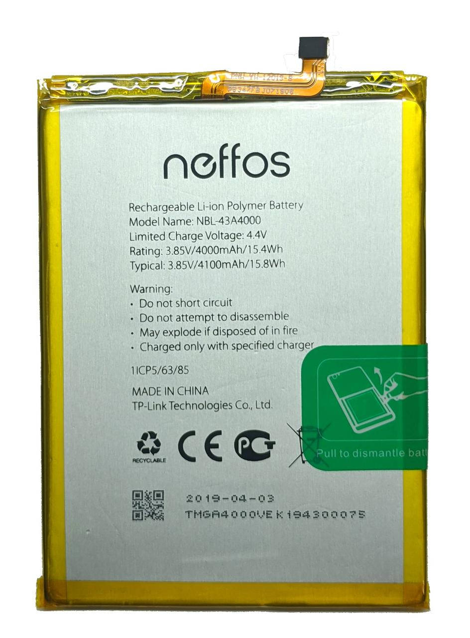

Аккумулятор TP-Link NBL-43A4000 Neffos X20/X20 Pro TP7071A/TP9131A