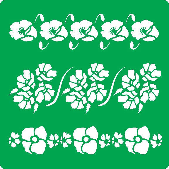 

Трафарет самоклеящийся многоразовый БД_65, 15х15см