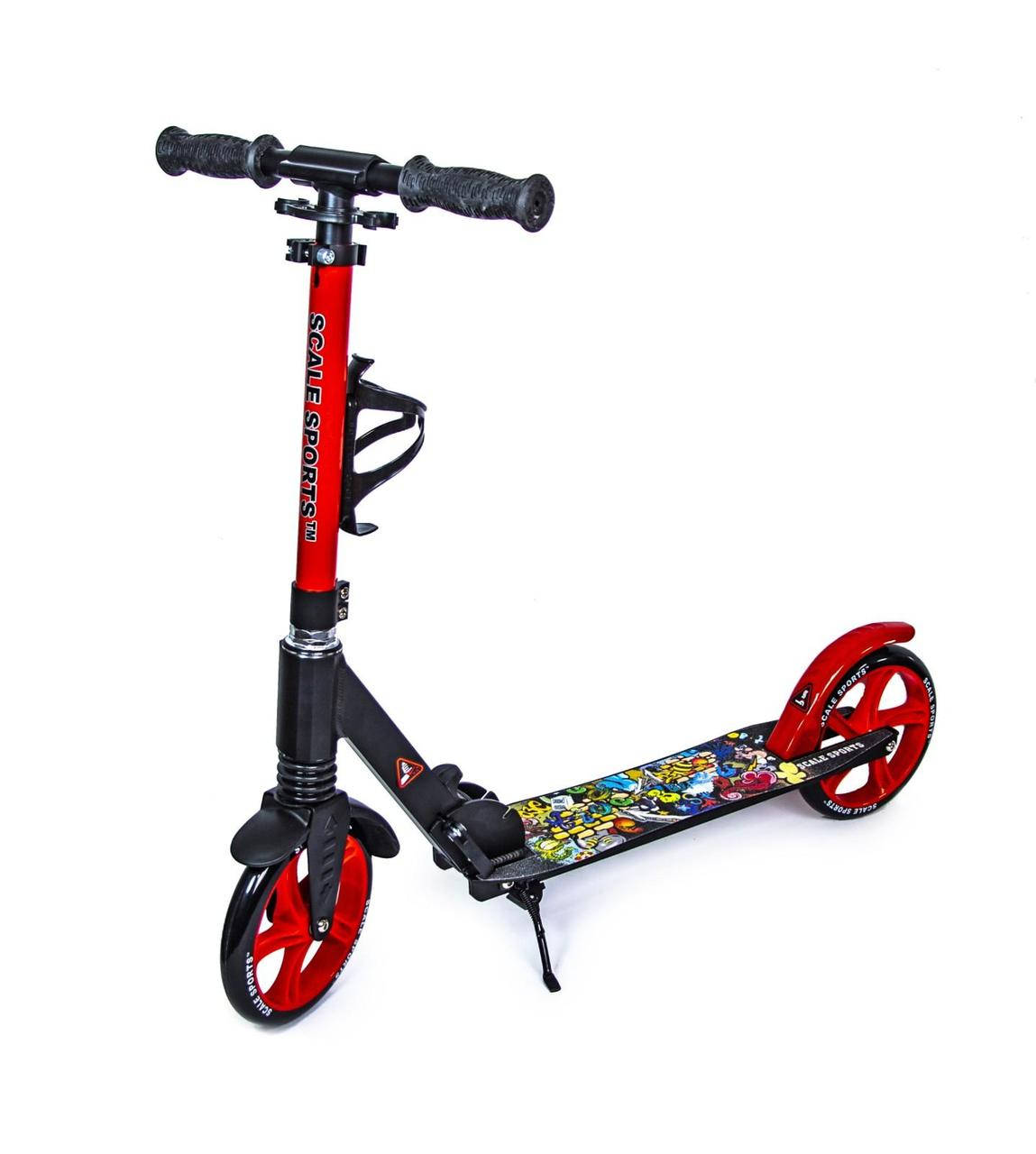 

Самокат Scale Sports SS-15 двухколесный 200 мм Красный