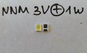 

LED диод подсветки ТВ матрицы ЖК 2835 LG Samsung 3V 1W 1шт светодиод + большой NNM