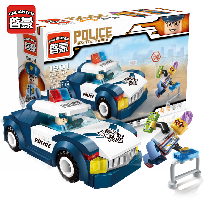 

Конструктор Police Series 111 деталей машина 1901