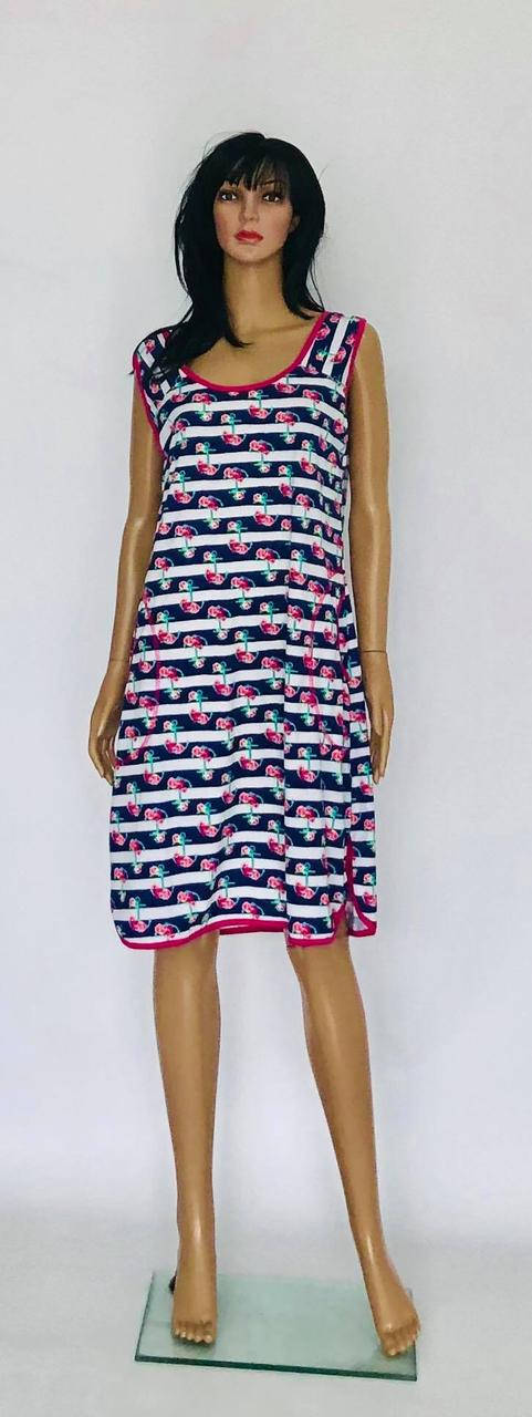 

Пляжная туника сарафан трикотажная большие размеры