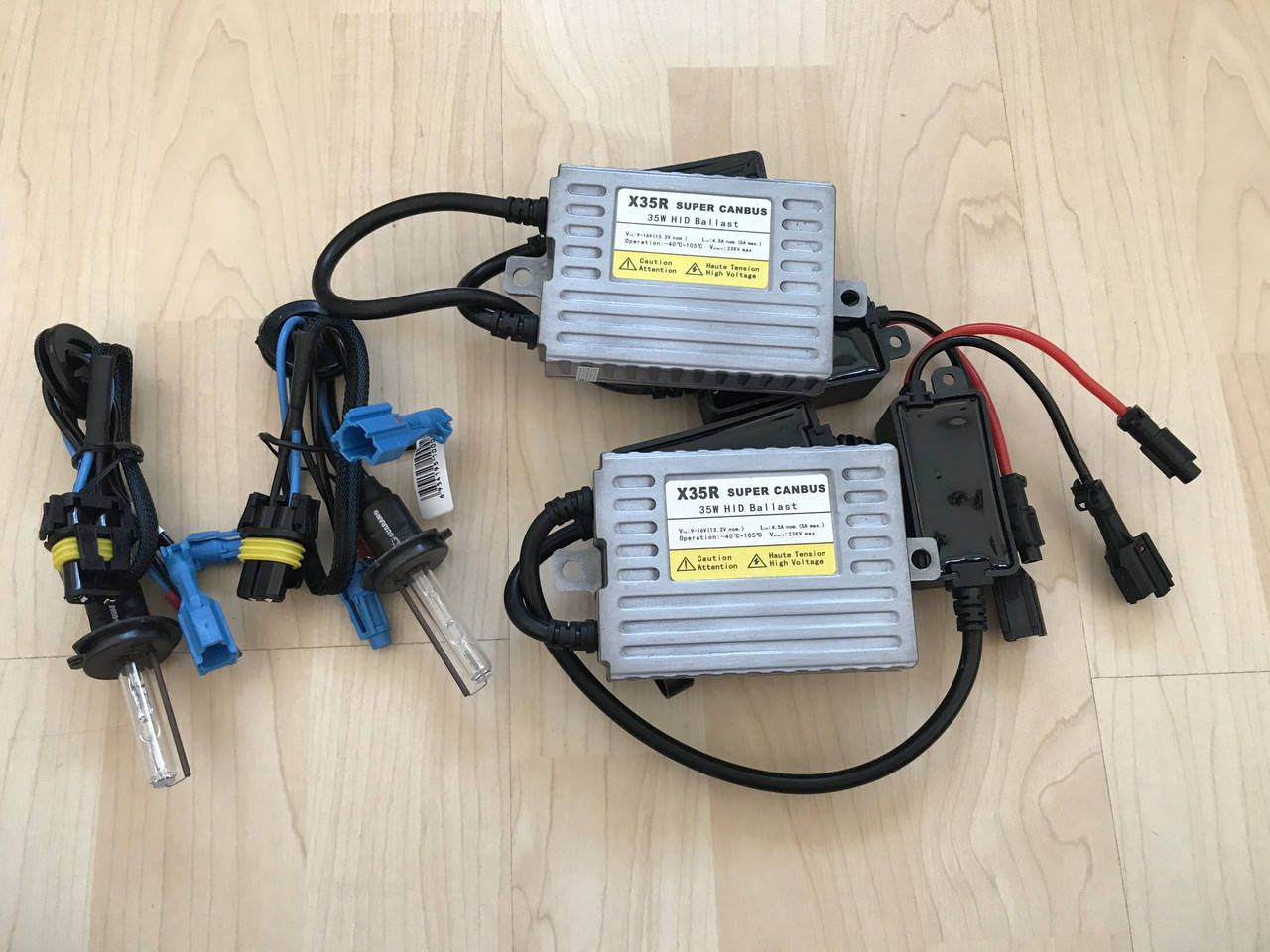 

Комплект ксенона H7 6000 k 12 v 35 w с обманками 4300K