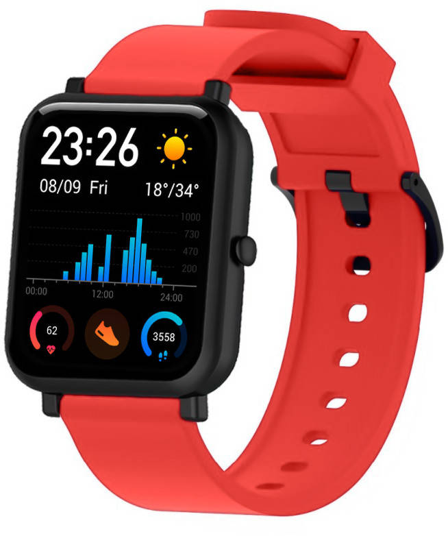 

Силиконовый ремешок Like для Amazfit GTS Красный
