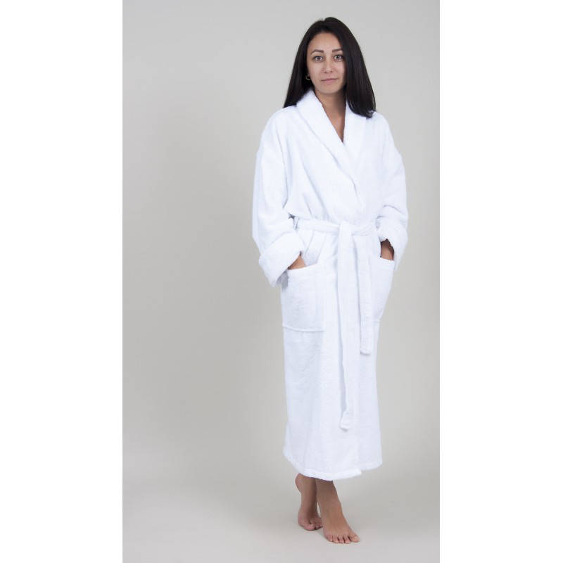 

Халат махровый Lotus отельный XL 400, Белый