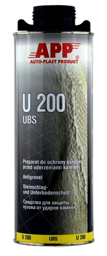

Антигравийное покрытие APP U200 USB под пистолет 1 л черное (барашек), Черный