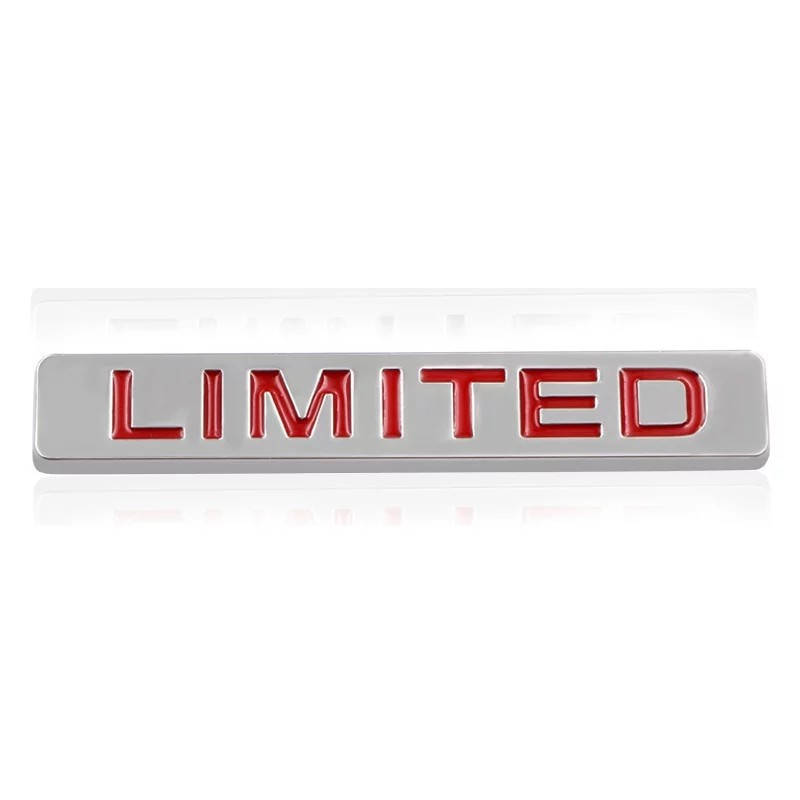 

3D эмблема - Limited 2: металлическая