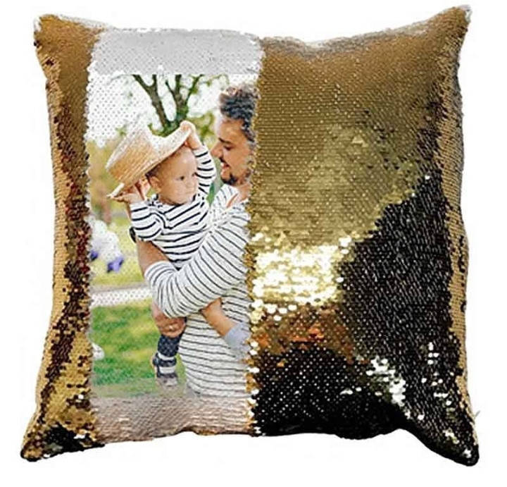 

Подушка пайетка