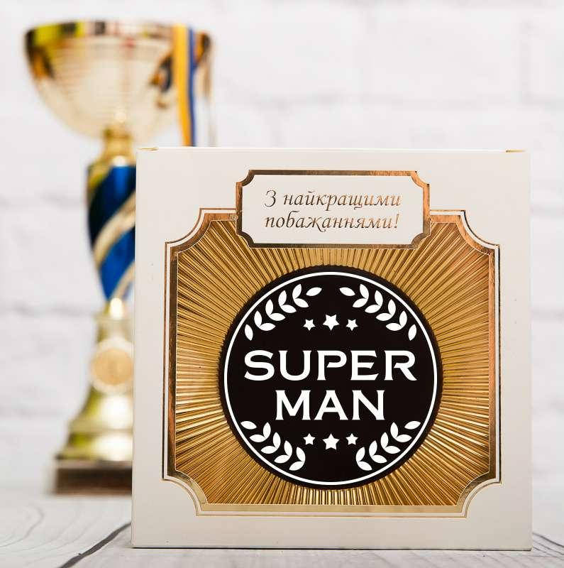 

Шоколадная медаль "Super man"