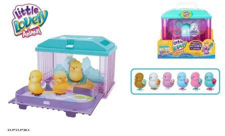 

Цыпленок Little Live Pets с домиком батар., муз., 6цв., в кор. 23,4*13,4*20,5см (36шт)