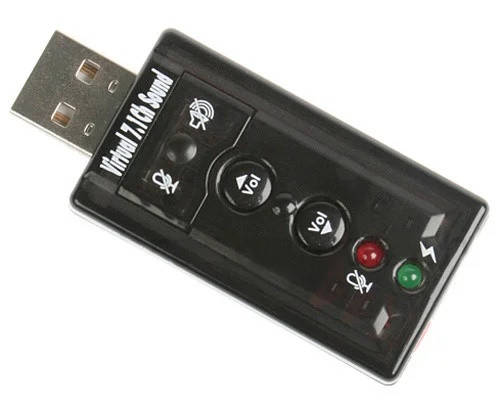 

USB звуковая карта для ноутбука или ПК