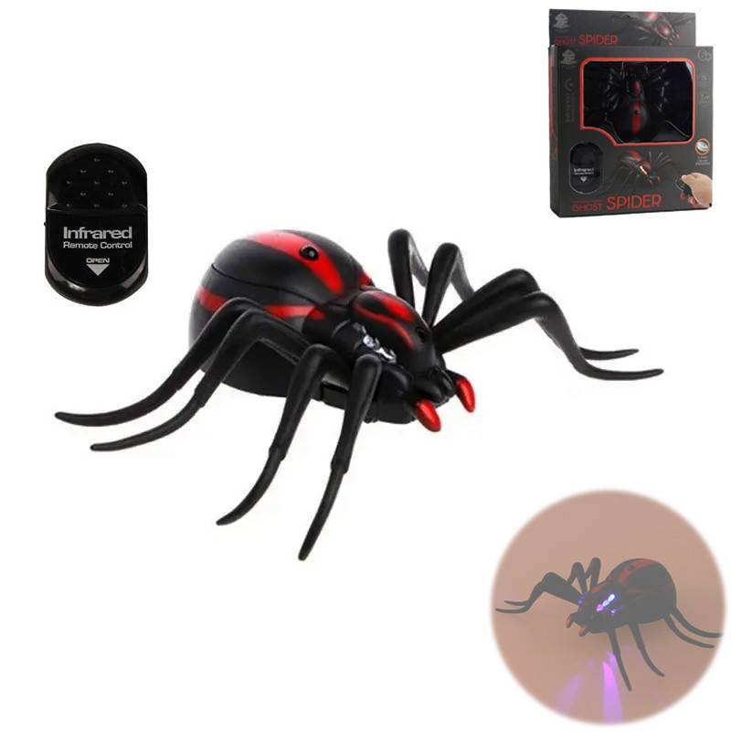 

Радиоуправляемый паук Spider красноспинный светящийся