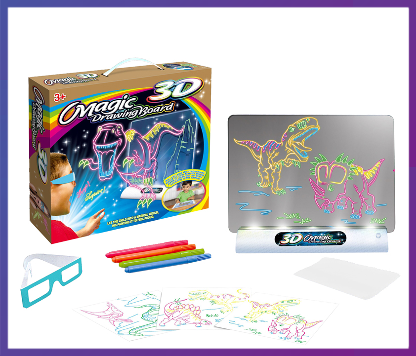 

Электронная доска для рисования с 3D эффектом Magic 3D Drawing Board