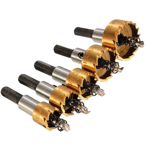 

Коронка по металлу HSS 16-30мм 5шт корончатое сверло 2005-02740