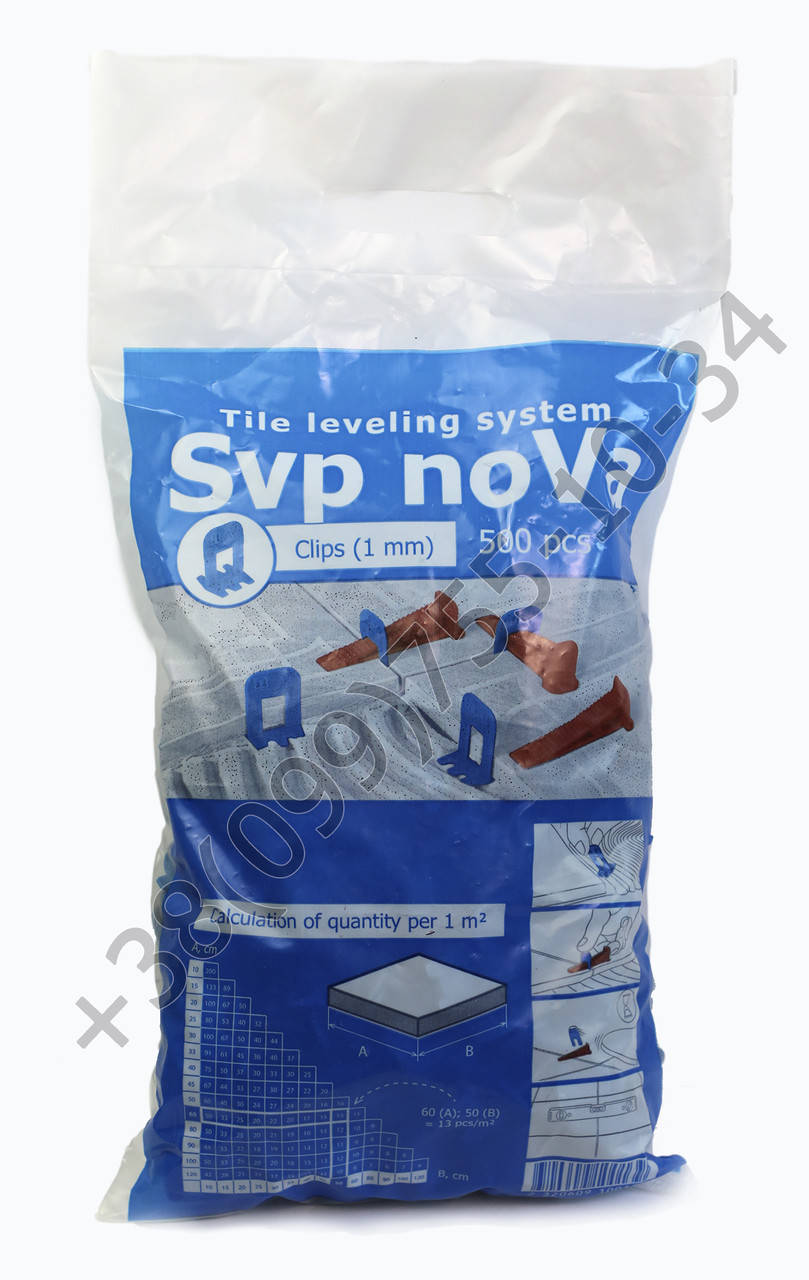 

Зажим СВП Нова 1мм (уп.500 шт)