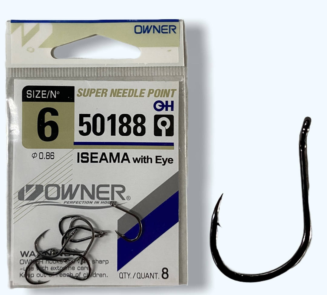 

Крючки OWNER 50188 Iseama with Eye 6