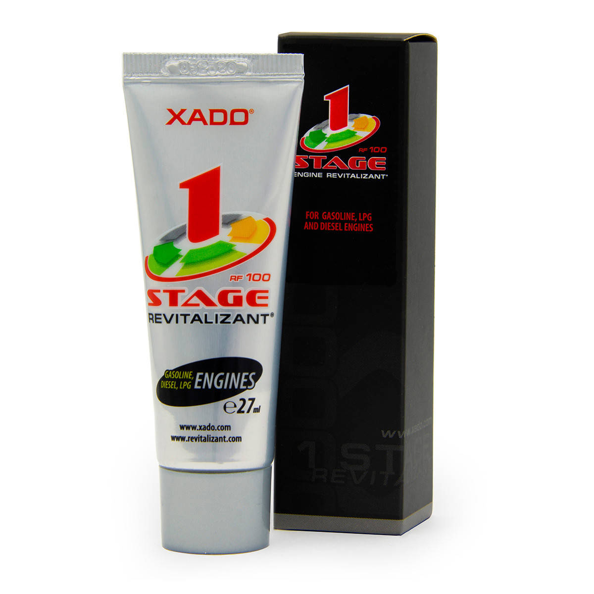 

1 STAGE XADO присадка для бензинового и дизельного двигателя туба 27 мл XA 10124