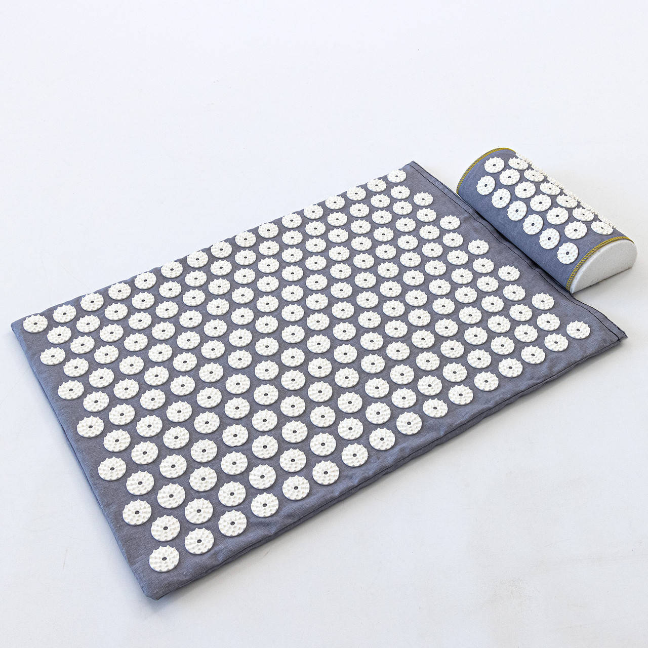 

Массажный коврик Аппликатор Кузнецова + валик массажер для спины/шеи/ног/стоп/головы/тела OSPORT (apl-005), Разные цвета