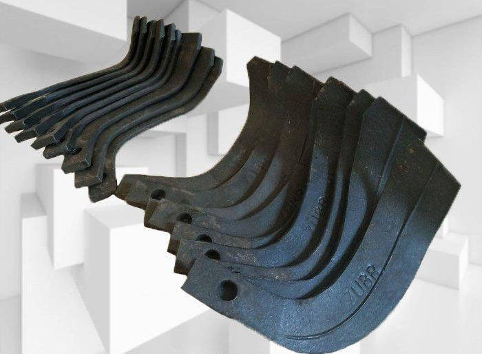 

Комплект ножей для фрезы к мотоблоку Q78-Q79 8л.с 10л.с Зубр Зирка Кентавр Форте Булат(190мм) тел 0685517104