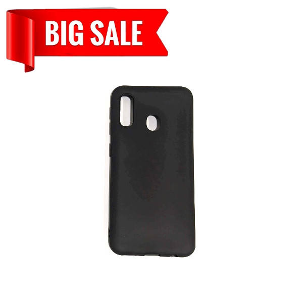 

Силиконовый чехол для Samsung A20E / A202 Black, Черный