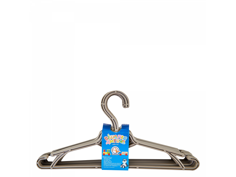 

Вешалка детская (набор 5 шт.) (какао)